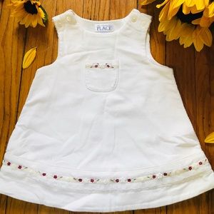 Children place. Size 3-6 months. Cream color.